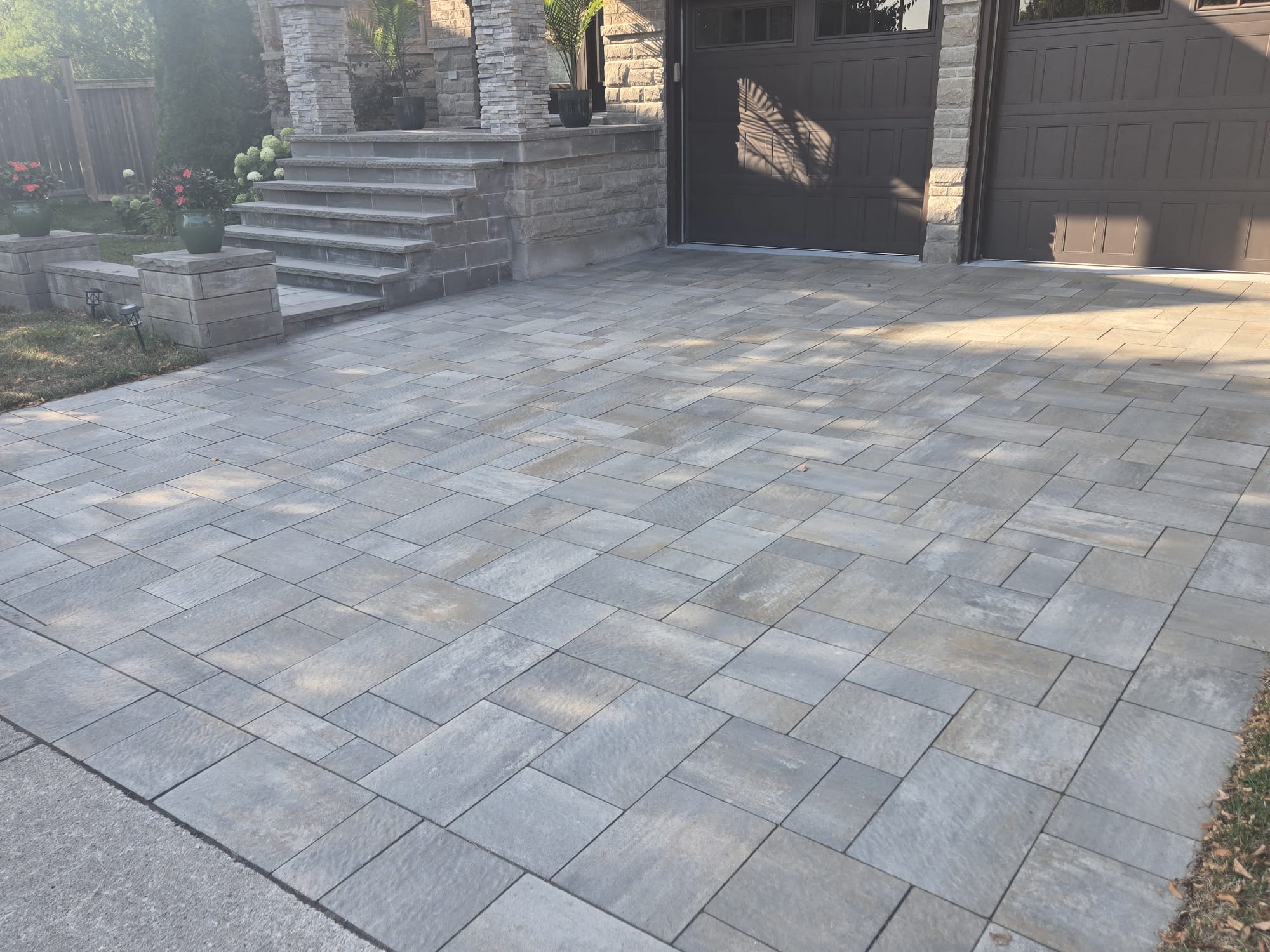 Interlocking pavers installation Hamilton Ontario