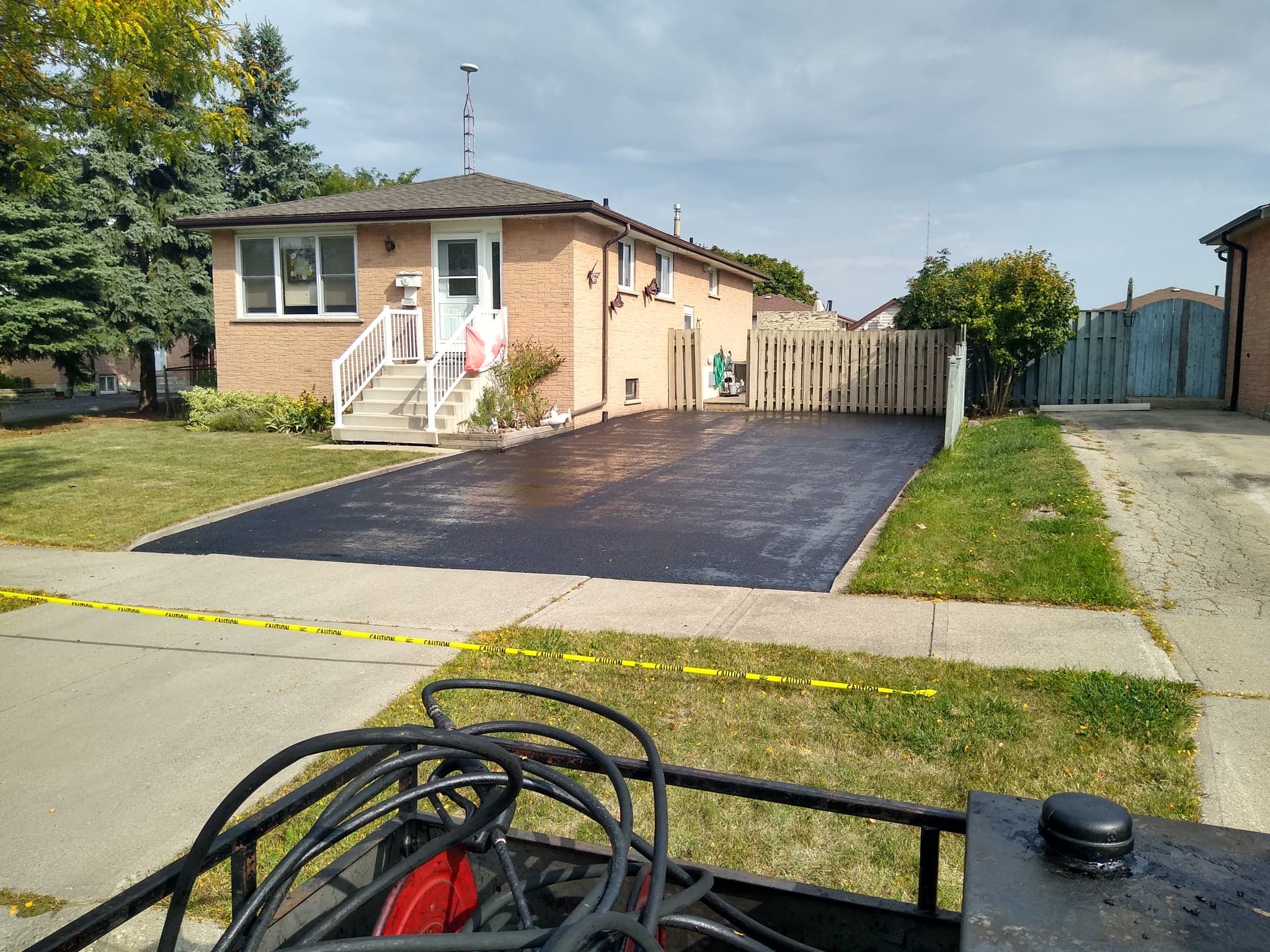 Crack sealing Hamilton Ontario