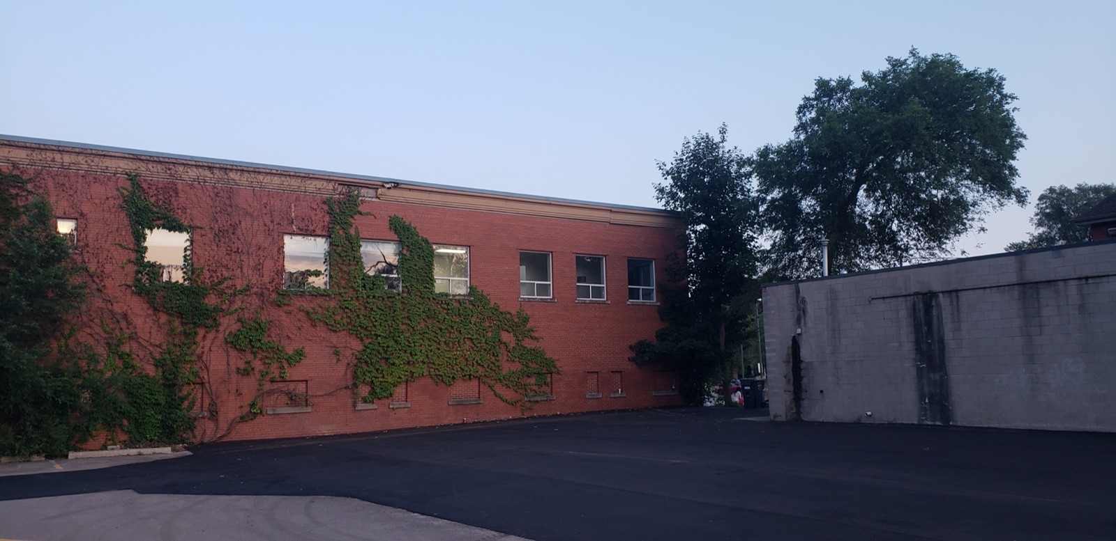Finished parking lot