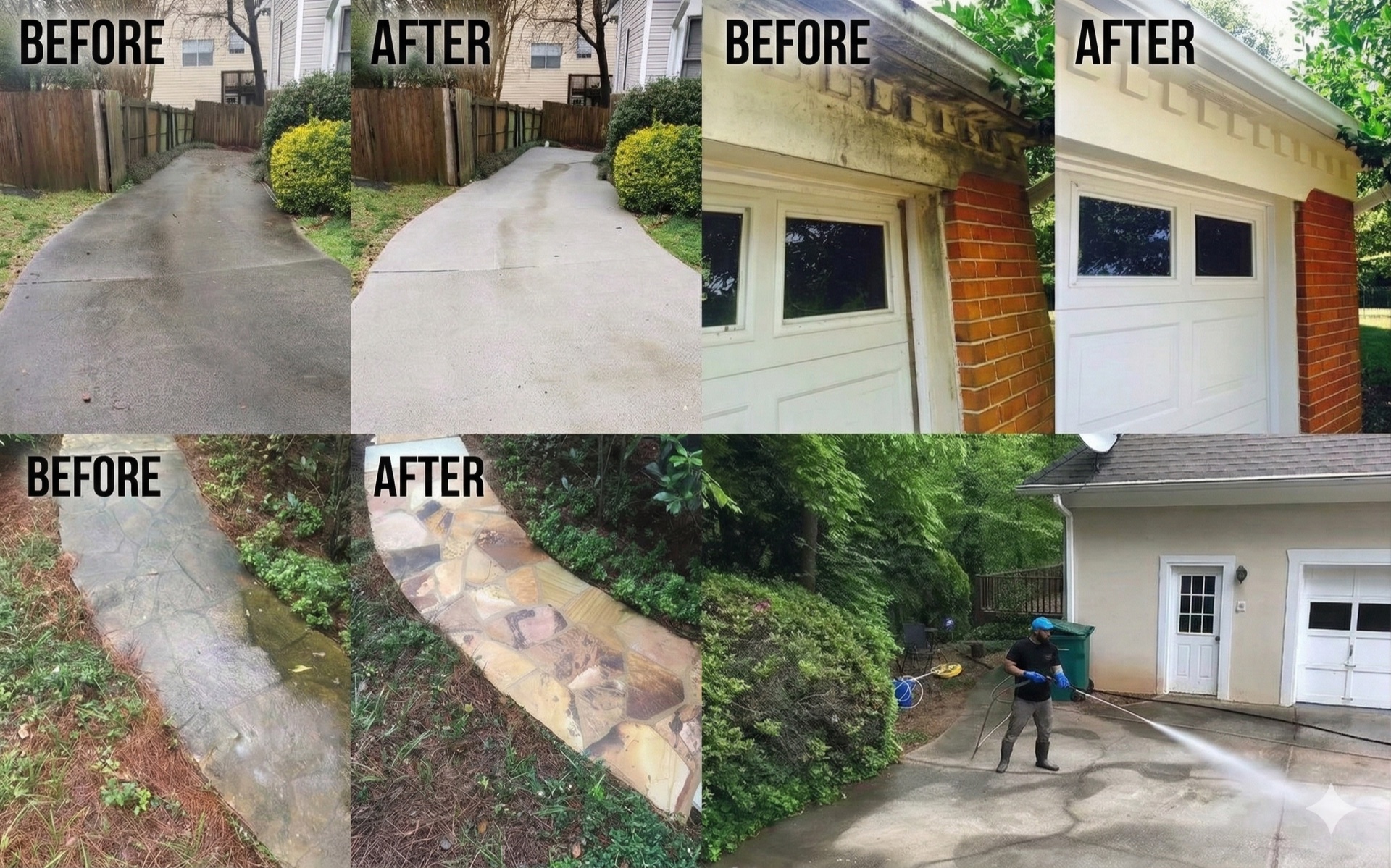Professional concrete pressure washing Hamilton Ontario