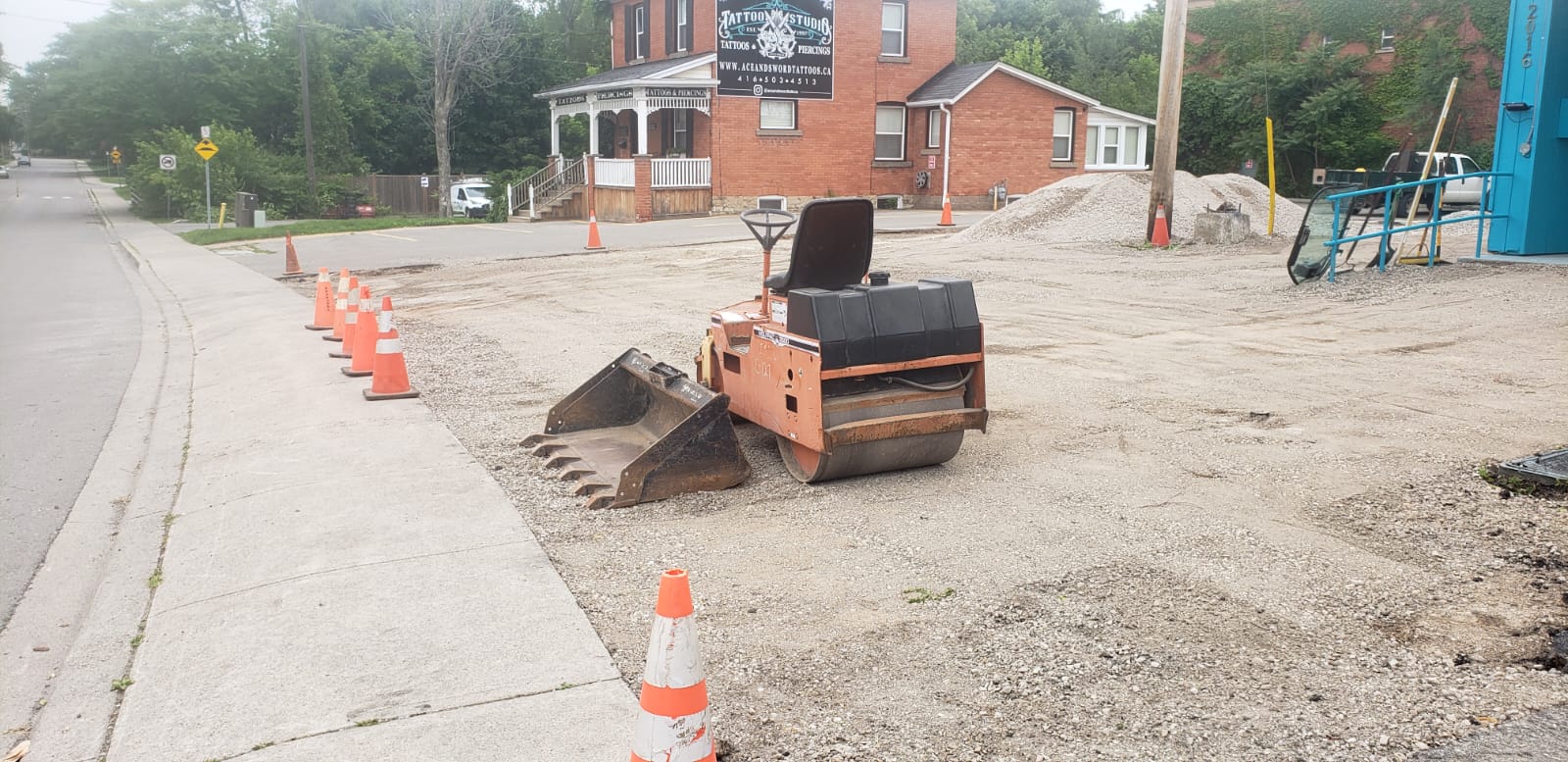 Roller base compaction